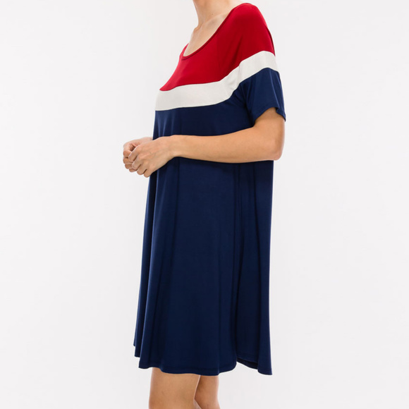 Color Block Dress - Picture 2 of 3